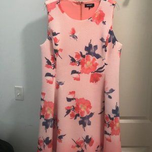 DKNY Fit & Flare Sleeveless Dress